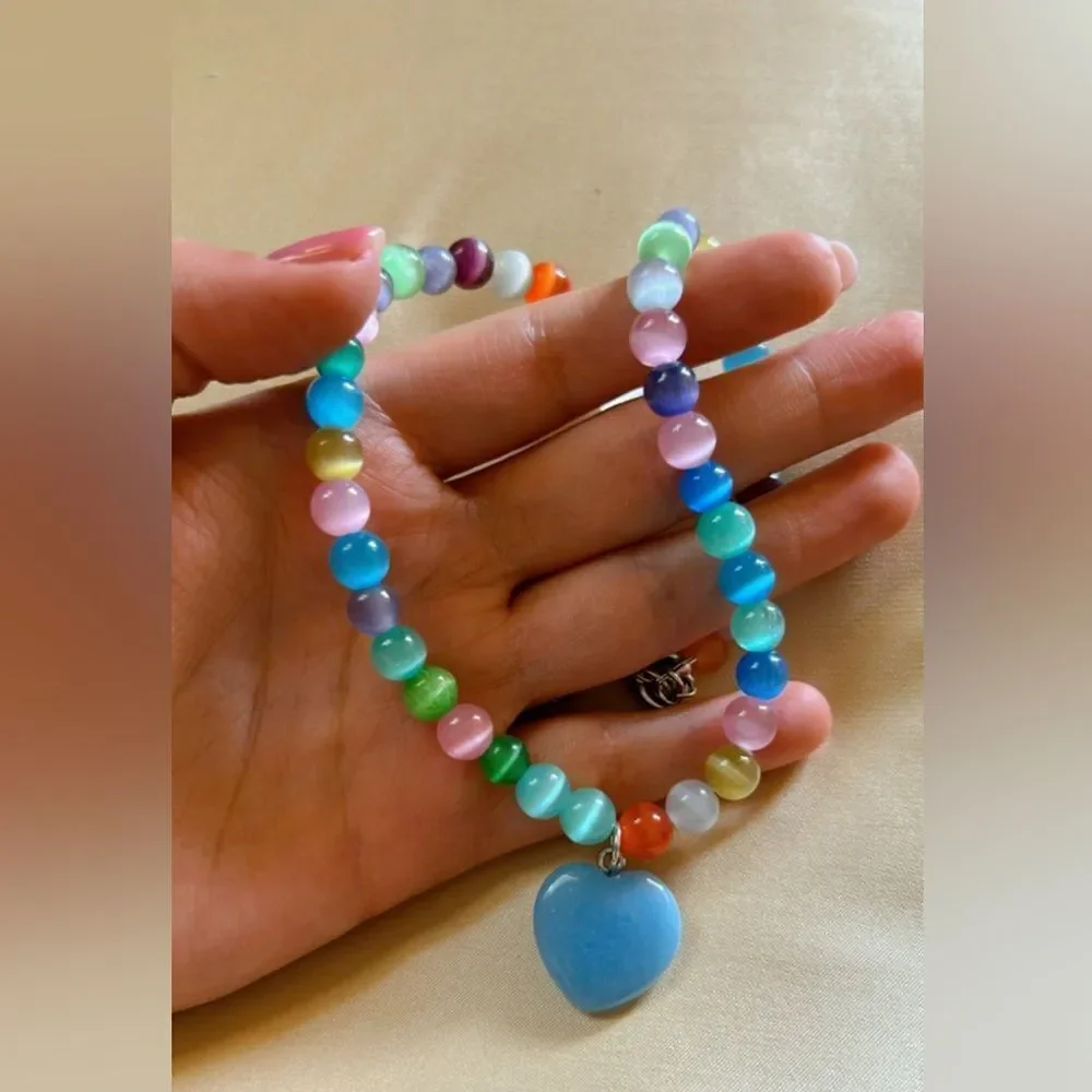 bohemian multicolor necklace A427